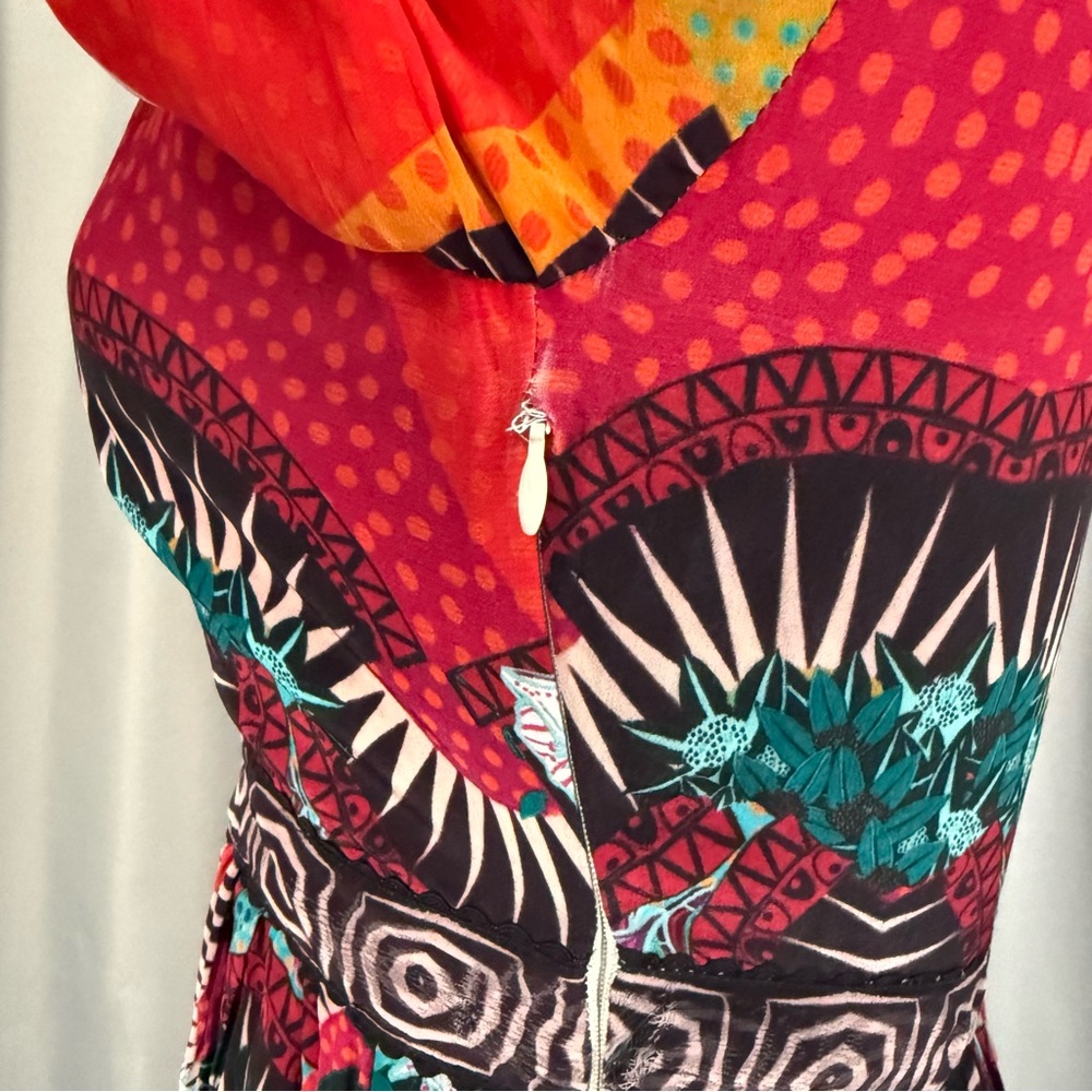 Bhanuni by Jyoti x Anthropologie Beaded Maxi Midi Dress, Size 0 Petite - Picture 10 of 15
